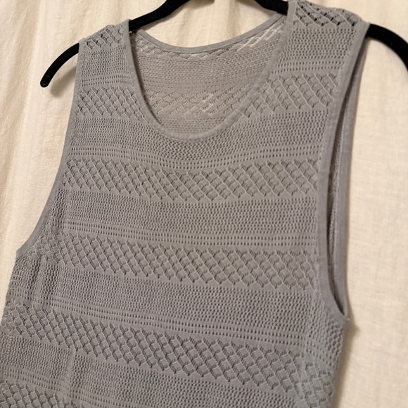 Shein Semi-Sheer Knit Tank - Picture 4 of 7